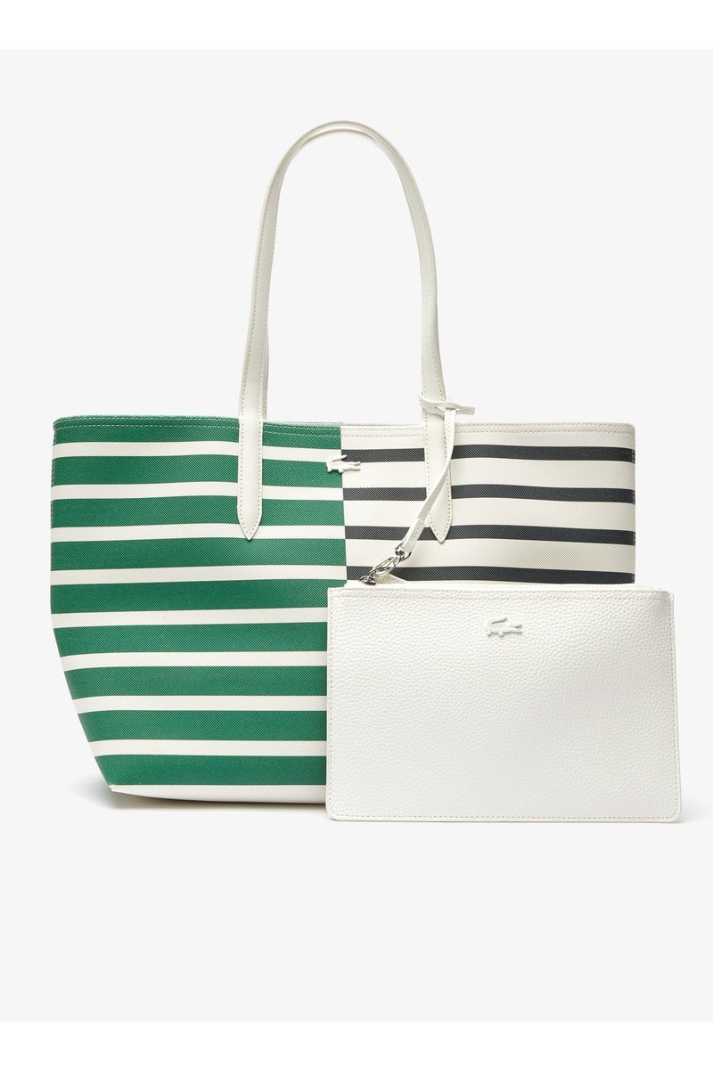 لاكوست حقيبة يد نسائية من لاكوست، ذات وجهين وسعة كبيرة، متعددة الاستخدامات، أنيقة - Image 1