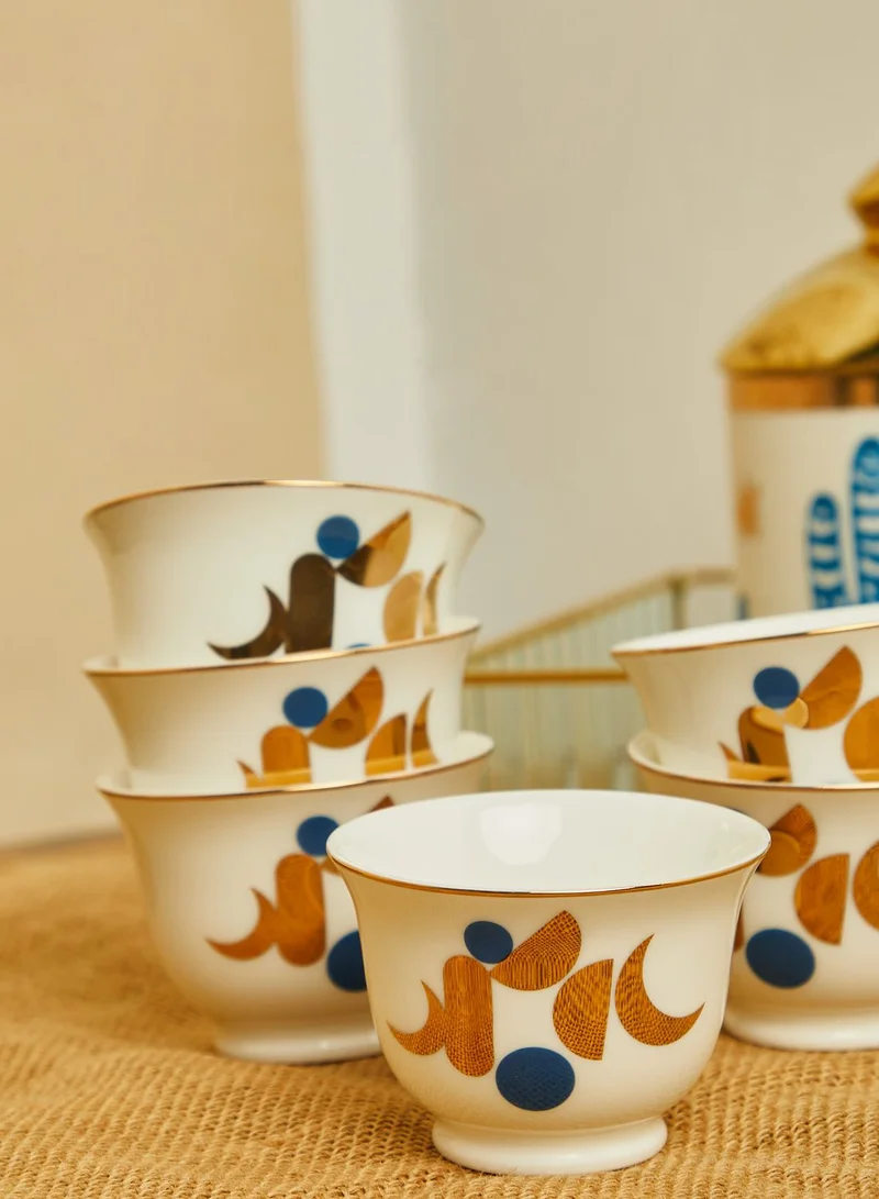 Zarina Set Of 6 Chaffe Moon Cups