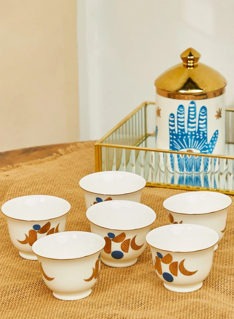 Zarina Set Of 6 Chaffe Moon Cups