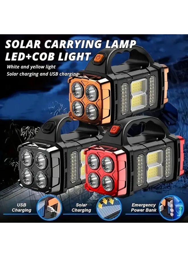 Red LED Tactical Flashlight Dual Light Source High Lumen Adjustable Beam for Camping Hiking Emergency - Image 5