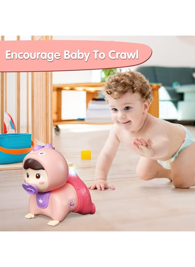 HUANGER Musical Crawling Baby Toy with Colorful LED Lights Interactive Moving Toy for Toddlers 18+ Months Educational Sensory Development Toy Safe Toy for Boys and Girls  Perfect Gift for Kids - Image 2