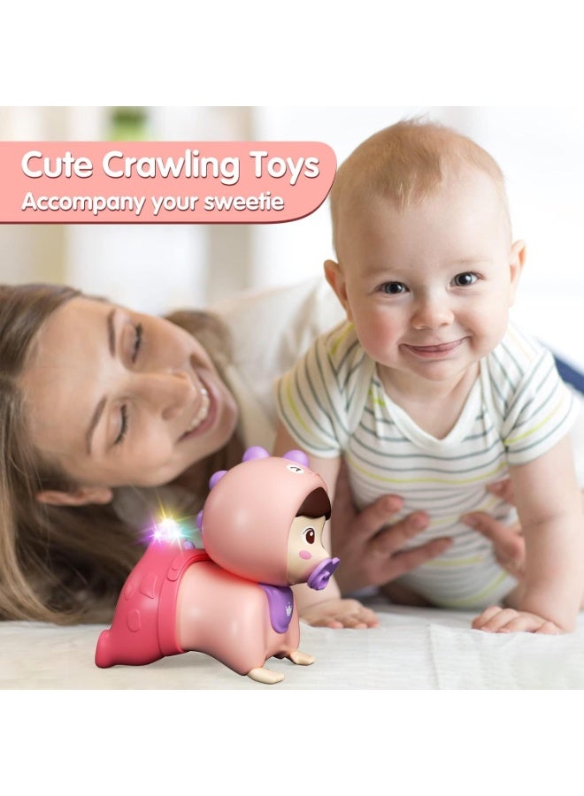 HUANGER Musical Crawling Baby Toy with Colorful LED Lights Interactive Moving Toy for Toddlers 18+ Months Educational Sensory Development Toy Safe Toy for Boys and Girls  Perfect Gift for Kids - Image 5