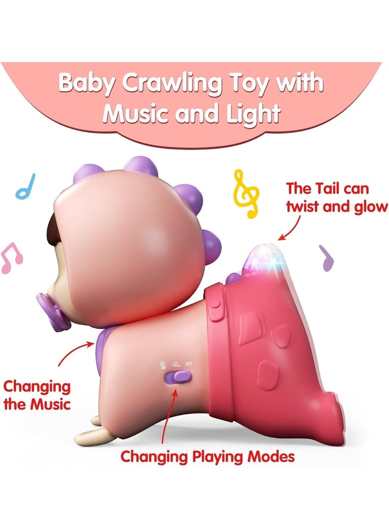 HUANGER Musical Crawling Baby Toy with Colorful LED Lights Interactive Moving Toy for Toddlers 18+ Months Educational Sensory Development Toy Safe Toy for Boys and Girls  Perfect Gift for Kids - Image 4