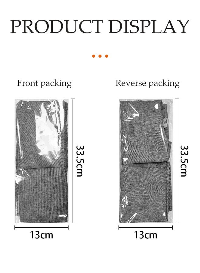 DUNISO Sewing Machine Dust Cover, sewing machine cover, household sewing machine storage bag，with storage bag, suitable for most standard sewing machines and sewing accessories, 43 * 21 * 32 cm，grey - Image 5