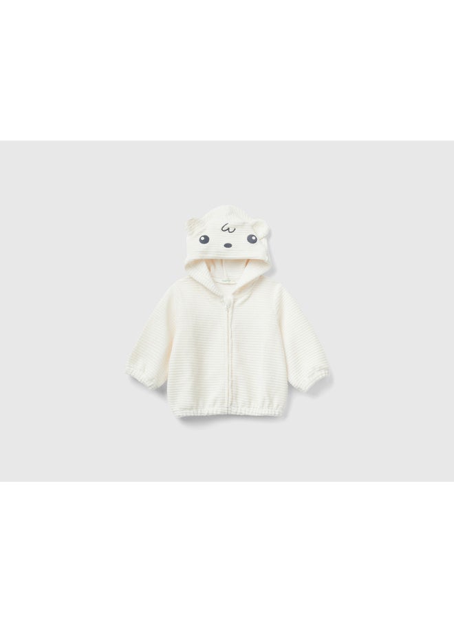 UNITED COLORS OF BENETTON Animal Patterned Hoodie 