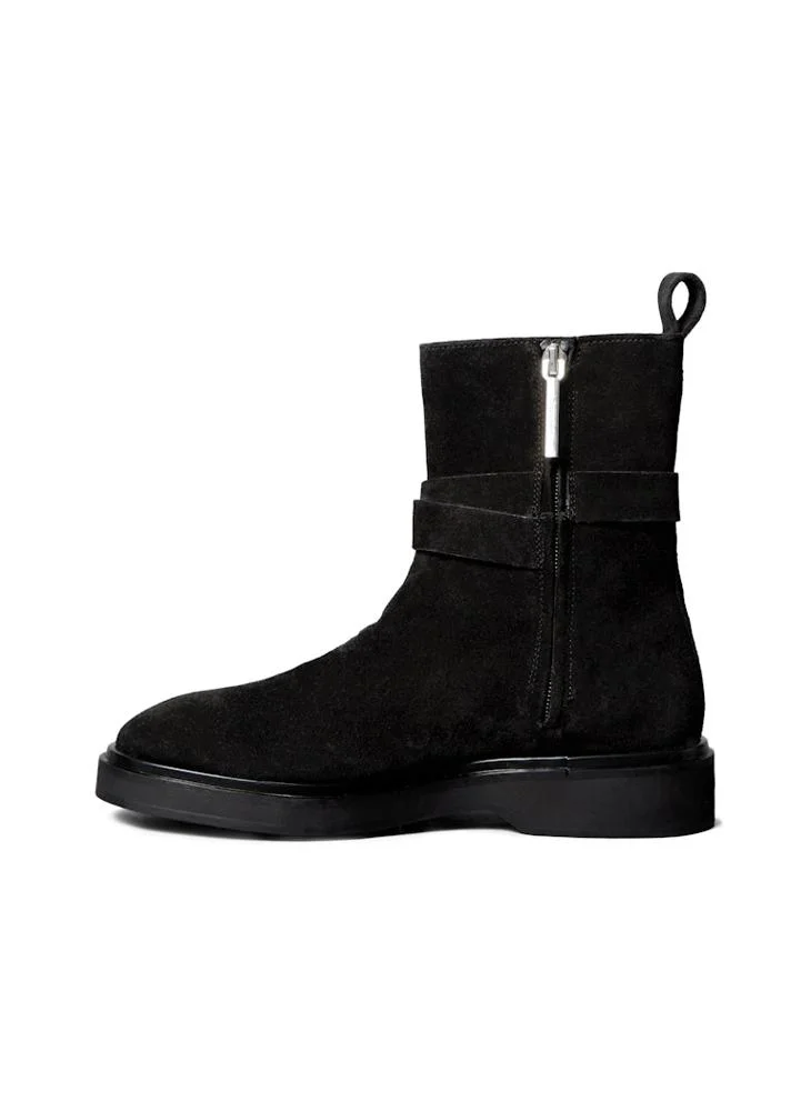 CALVIN KLEIN Metal Logo Ankle Boots