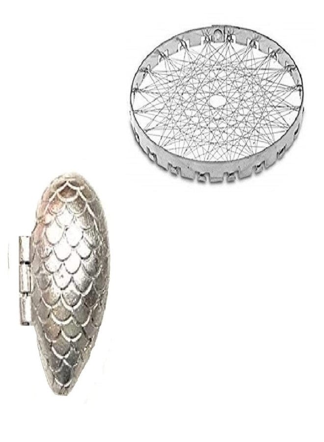 FIRST FRONT Alum. Momo with SS Tandoor Jali, Pack of 2 (Multicolour) - Image 1