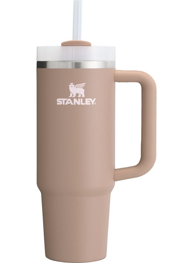 Stanley Stanley Quencher H2.0 Tumbler with Handle & Straw 30 oz | Twist On 3-Way Lid | Cupholder Compatible for Travel | Insulated Stainless Steel Cup | BPA-Free | Almond Rose  - Image 1
