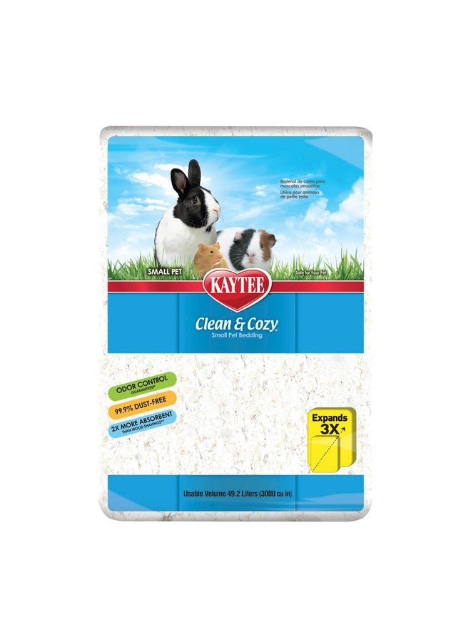 كايتي أغطية سرير ورقية بيضاء نظيفة ومريحة من كايتي، مصممة للحيوانات الصغيرة، سعة 49.2 لترًا - Image 1