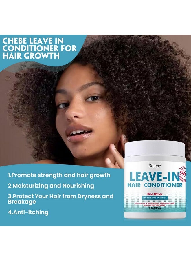 Brzeaf Chebe Leave In Conditioner for All Hair Types (8.8 OZ), Moisturizing and Nourishing, Chebe Leave In Conditioner, Chebe Hair Conditioner, Deter Hair Breakage, - Image 3