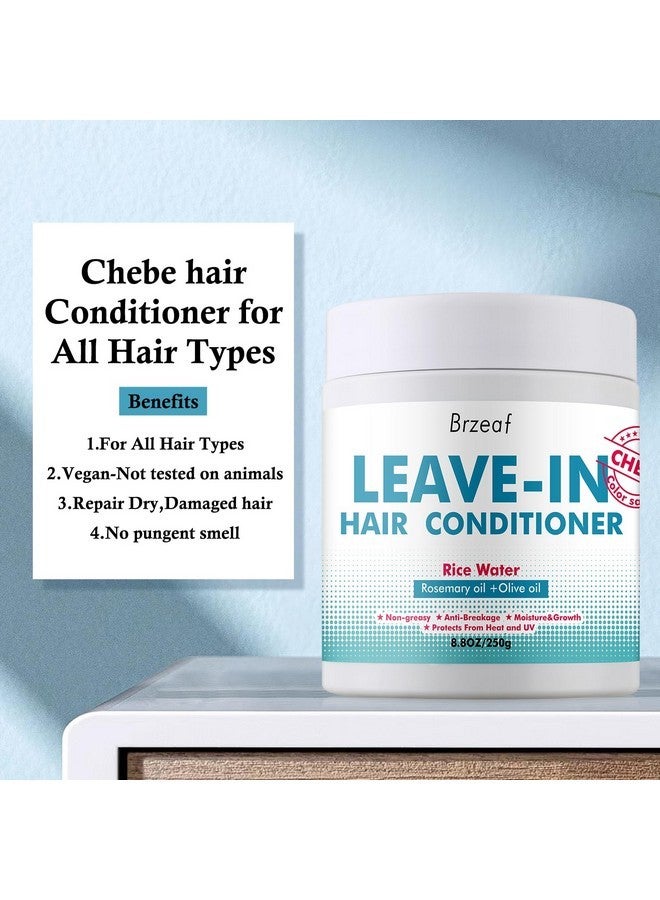 Brzeaf Chebe Leave In Conditioner for All Hair Types (8.8 OZ), Moisturizing and Nourishing, Chebe Leave In Conditioner, Chebe Hair Conditioner, Deter Hair Breakage, - Image 4