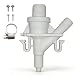 KPALAG RV Toilet Valve Compatible with Dometic 300 301 310 311 320 321 Gravity Flush Toilet RV Toilet Water Valve Replace 385311641 Upgraded Double Seal AntiFreeze Cracking White - Image 2