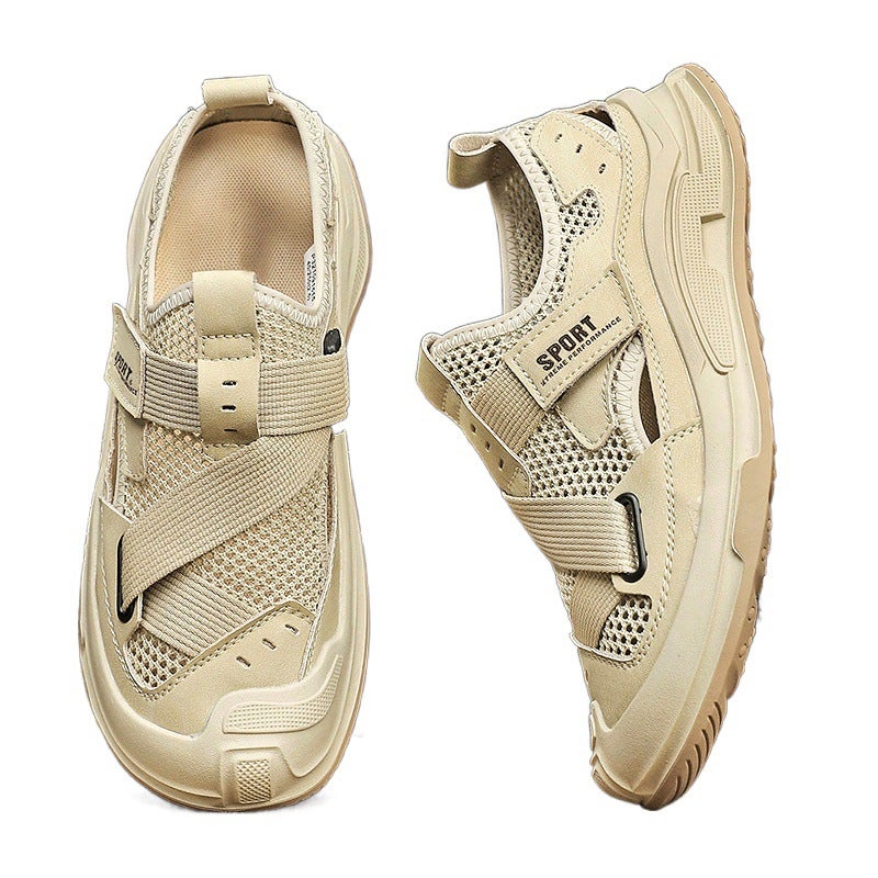 Men'S Shoes Summer Breathable Hollow Mesh Casual Mesh Shoes Men'S Outdoor Wear-Resistant Work Lightweight Sports Trendy Shoes - Image 5