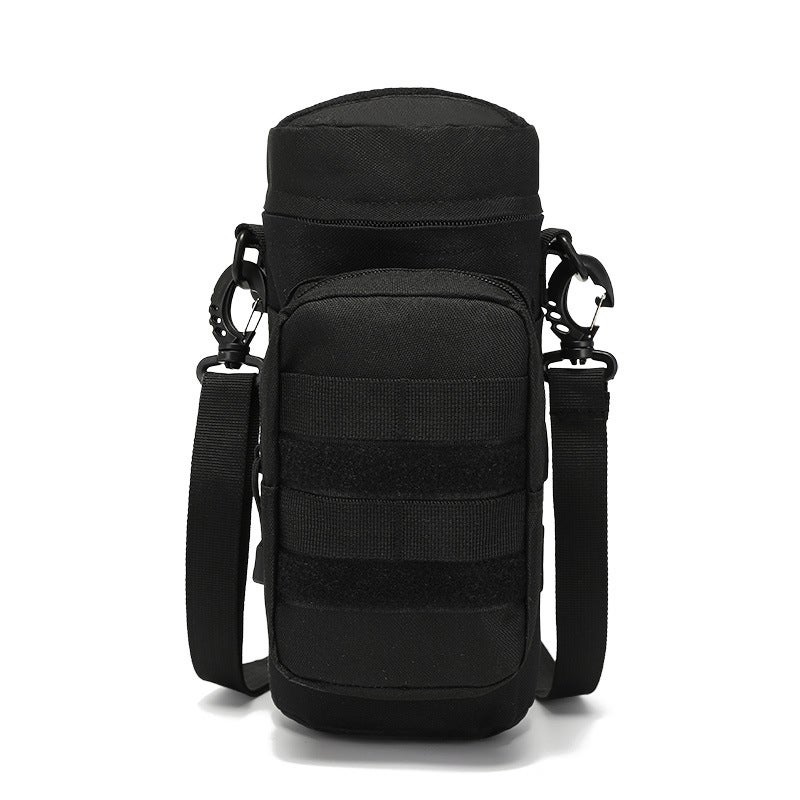 Generic Spot direct selling new kettle hanging bag camping riding multifunctional shoulder bag sports leisure bag new kettle hanging bag Black