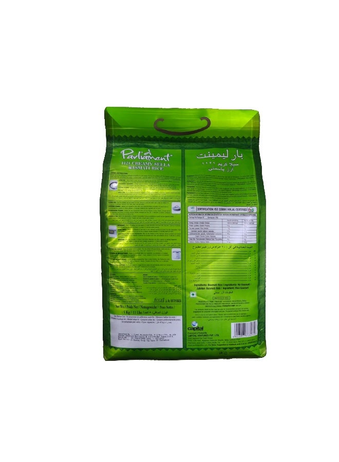 Parliament Creamy Sella Basmati Rice 5Kg/11Lbs - Image 2
