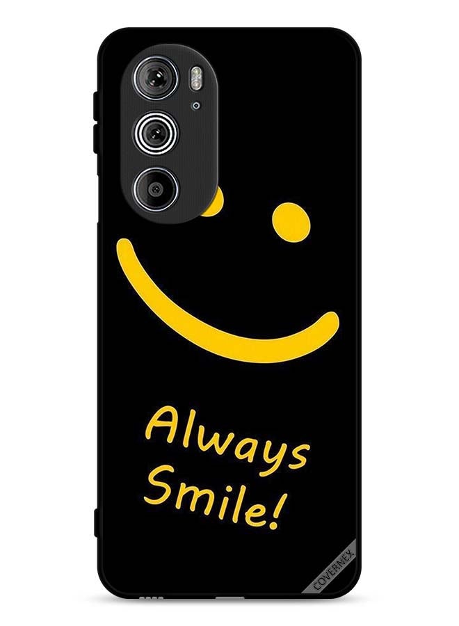 Covernex Motorola Edge 30 Pro Protective Case Cover Always Smile - Image 1