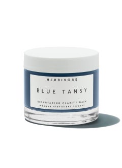 HERBIVORE HERBIVORE Blue Tansy BHA & Enzyme Pore Refining Mask - Naturally Clarifies Acne, Blemishes & Redness, Vegan & Cruelty-Free, 60 mL / 2.02 oz 