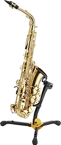 Hercules Stands DS630BB AltoTenor Saxophone Stand with Auto Grip Black - Image 3
