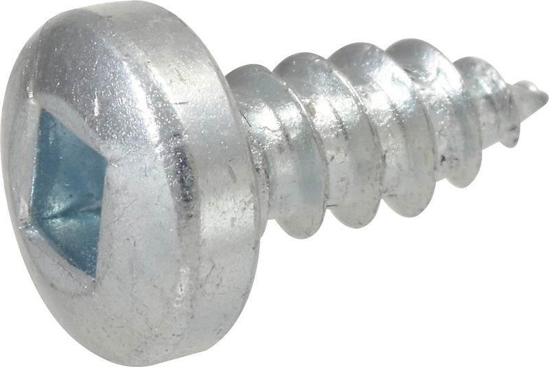 HOMEPAK 42173 Pan-Head Square Drive Sheet Metal Screws, Zinc - Image 2