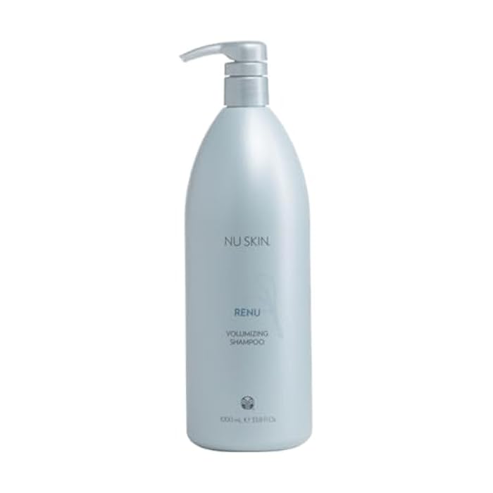 Nu Skin Renu Volumizing Shampoo | Lightweight Daily Cleanser for Thicker, Fuller Hair | Color-Safe, Frizz-Control Formula | For Fine and Thinning Hair | 33.8 fl oz - Image 1