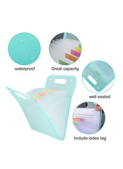 Y&D 2 Pcs Accordion File Organizer - 13 Pocket Vertical Expanding Folder for A4 Documents Waterproof and Portable Perfect Document Receipt Classroom, Home, Office  - Image 3