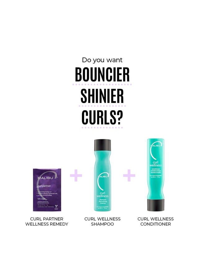 Malibu C Curl Partner Wellness Remedy Help Removes Mineral Build up for Healthier and Bouncier Curly Hair Contains Gentle Antioxidants for Curly Hair Care, 5 grams - 12 count - Image 5