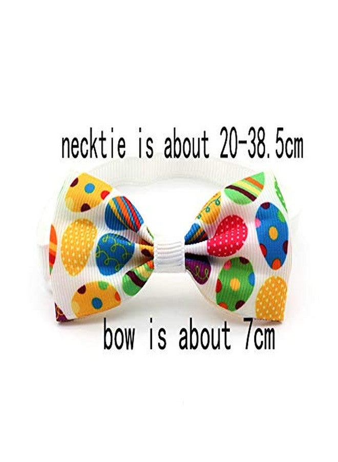 BBTDIN Easter Dog Necktie Pet Bow Ties Collar Pet Bow Easter Puppy Neck Tie Bowtie JPE06 (A) - Image 4