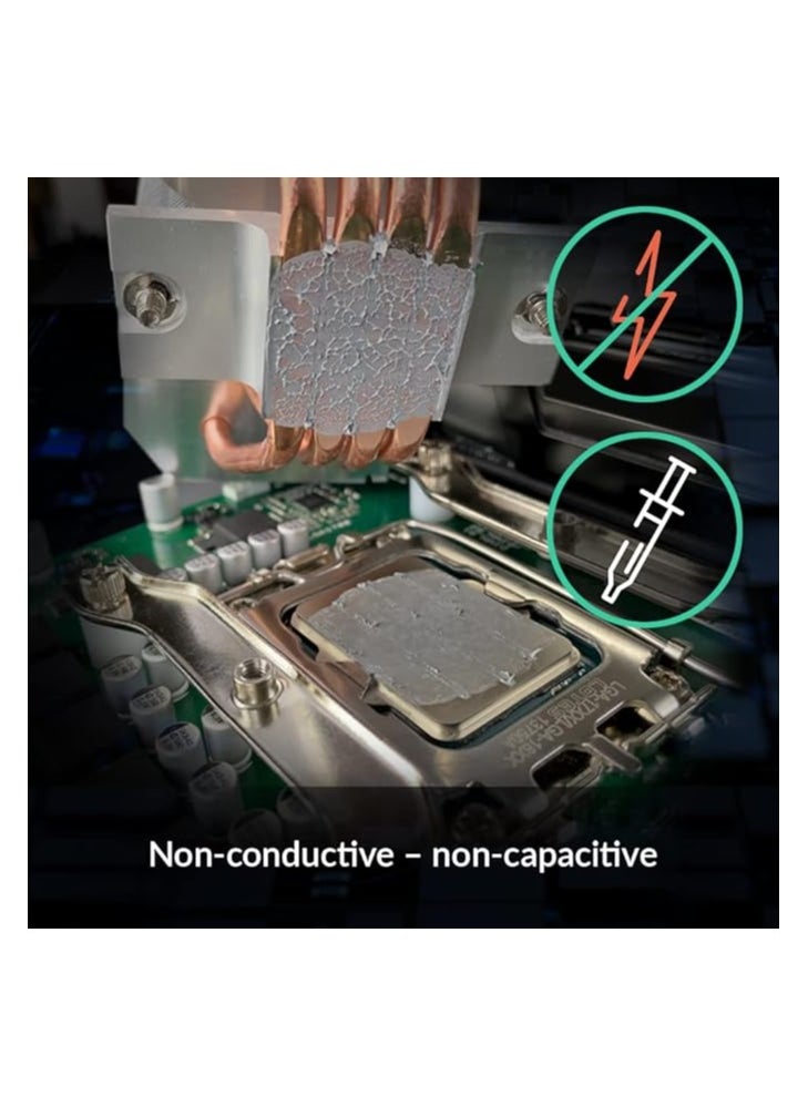 Generic High-Performance Thermal Paste 4g – Non-Conductive Grease for CPU, GPU, Laptop Cooling  - Image 2