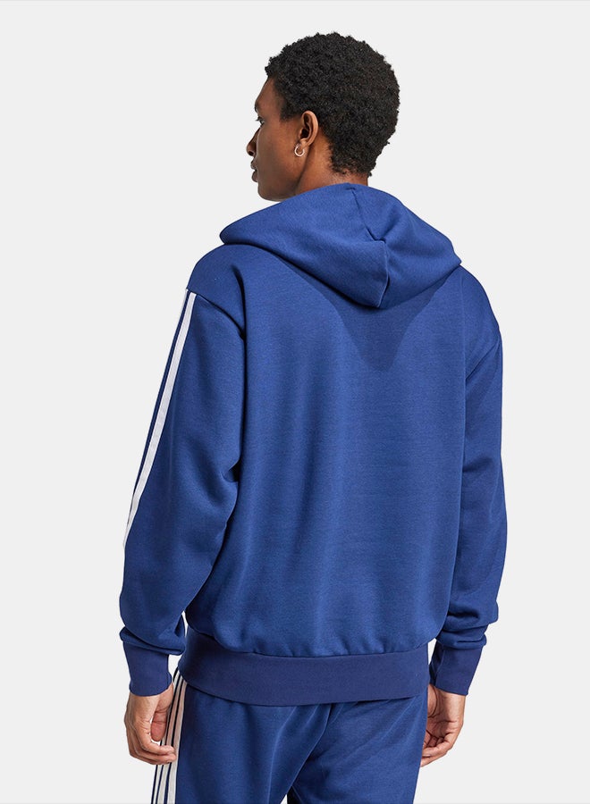 Adidas Essentials 3-Stripes Fleece Hoodie - Image 2