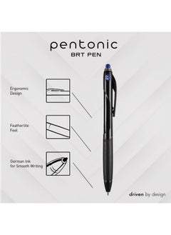 Br-T Retractable Ballpoint Pens, 18 Count, Blue Ink, 0.7 Mm Fine Point, Smooth Writing For Journaling, Office & School (Pen12125) - pzsku/Z8D7B0558BB81C640C82CZ/45/_/1731926581/97267b25-c4d0-4787-886c-4a07bc9b19ea