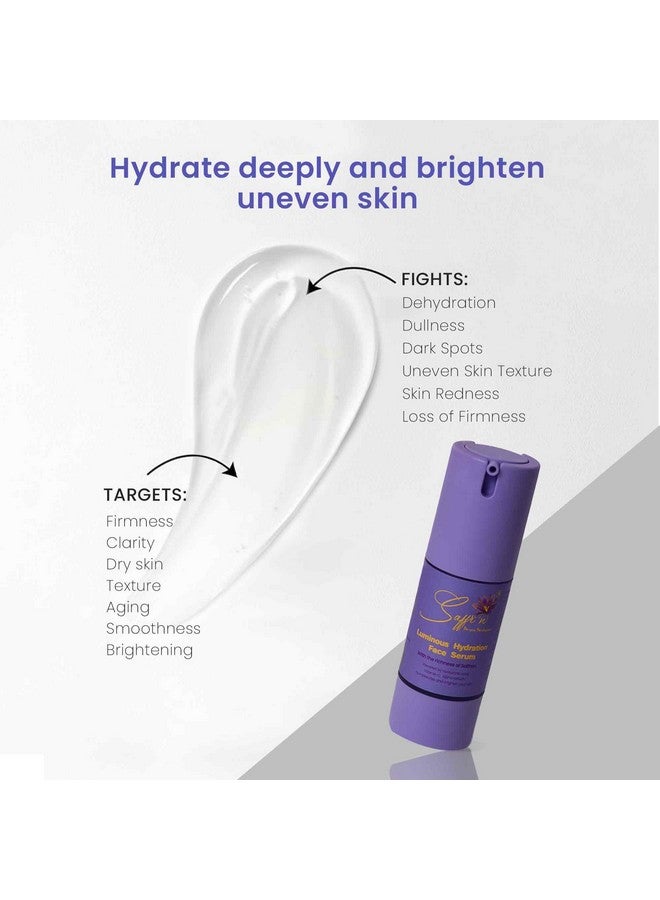 Saffr'n Luminous Hydration Face Serum with Saffron extract, 8% Vitamin C, Glycolic Acid for Radiant Skin | 30 ml - Image 4