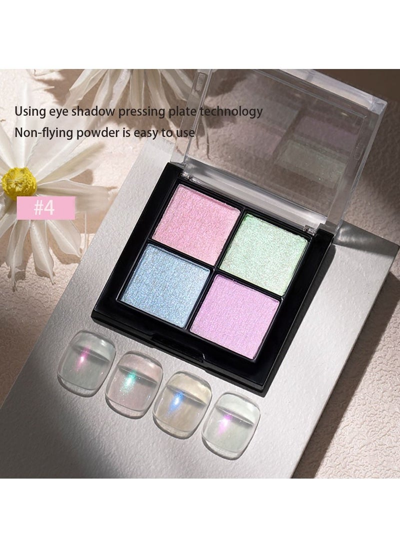 Miss Gooey Four-Color Solid Aurora Powder-Nail Powder  - Image 2
