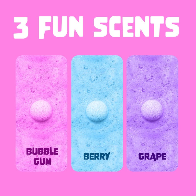 Two Sisters Unicorn Bath Bombs for Girls with Surprise Toys Inside (6 Pack) - Large Bubble Bomb for Kids, Gentle and Safe, Made in USA, Fizzies, Fruity Scents, Won't Stain Tub - Ideal Gift by Two Sisters - Image 3