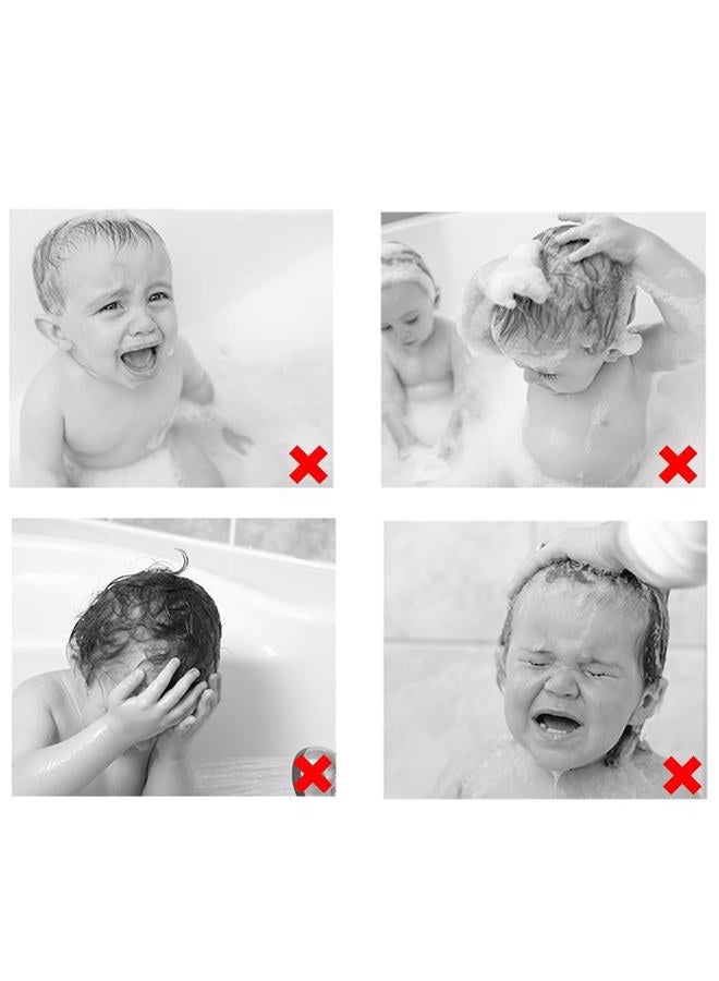 Baby Shower Cap Shield - Adjustable Waterproof Shower Visor for Kids, Soft Baby Hair Washing Shield with Ear Protection, Perfect for Toddlers & Children (White Rabbit) - Image 5