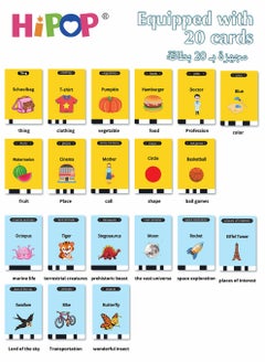 HIPOP Talking Flash Card Drawing Learning Toys, Early Education Learning Toys, Early Development Study Board Toys for Boys and Girls  - Image 3