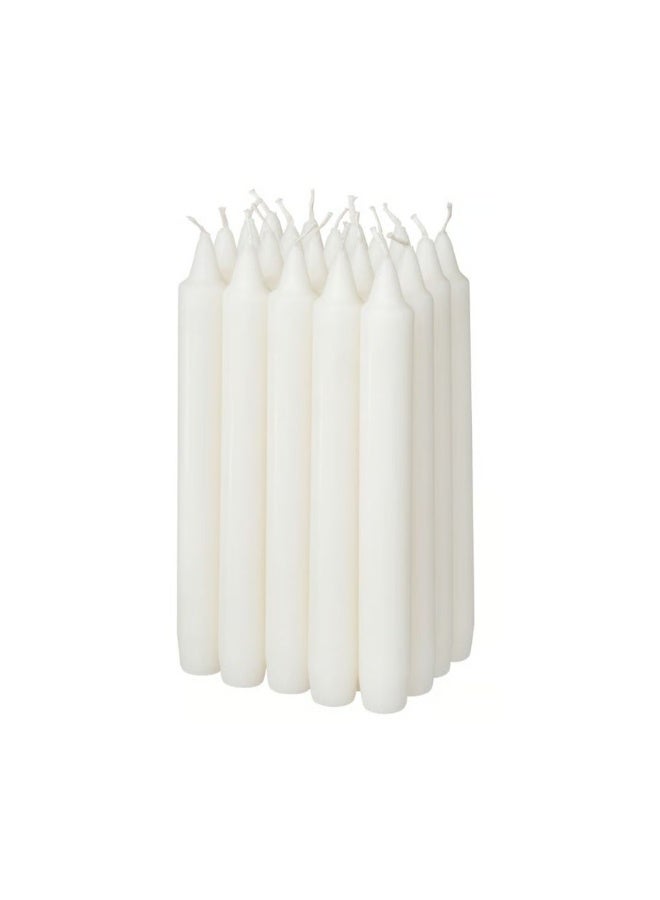 IKEA (IKEA) شمعة ثريا كارنيليان غير معطرة، طبيعية، 19 سم - Image 1