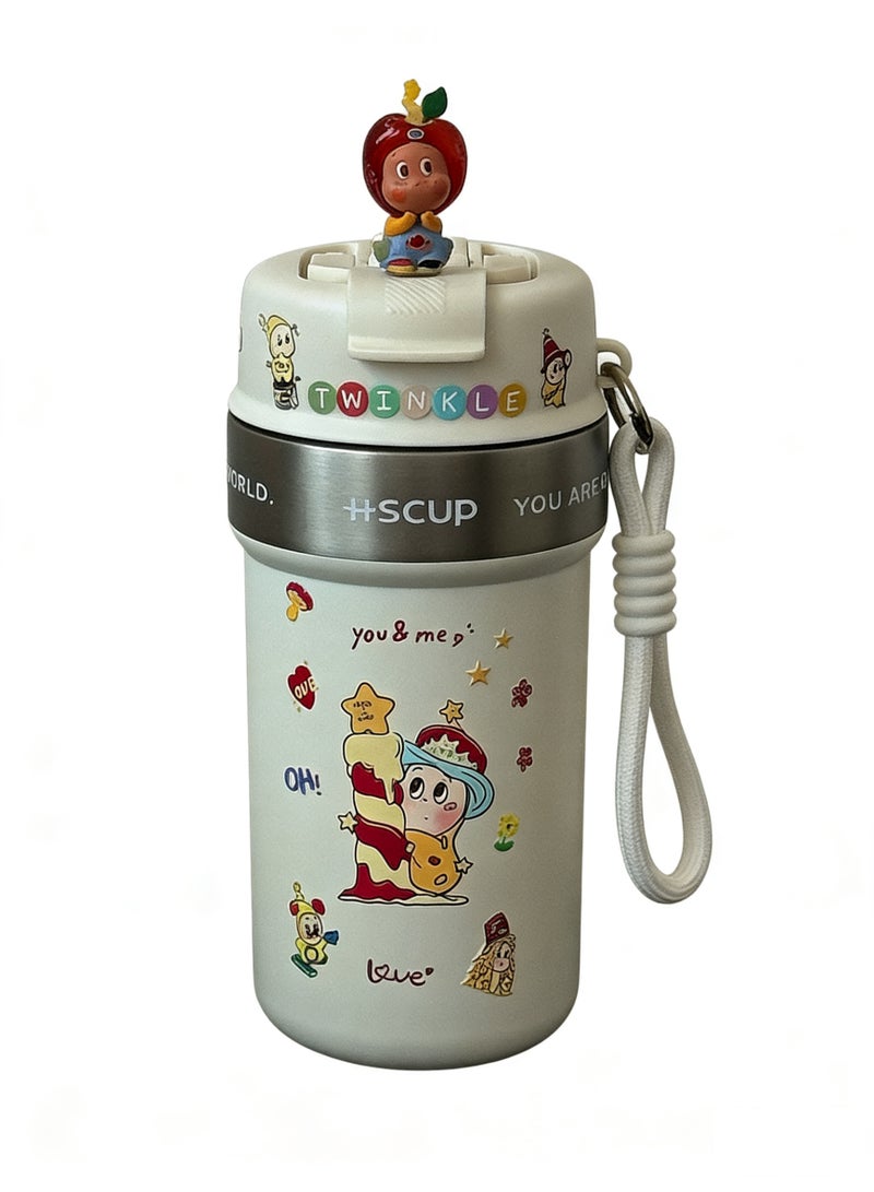 Star Cute Star-Shaped Portable Large-Capacity Stainless Steel Thermos Mug - Image 1