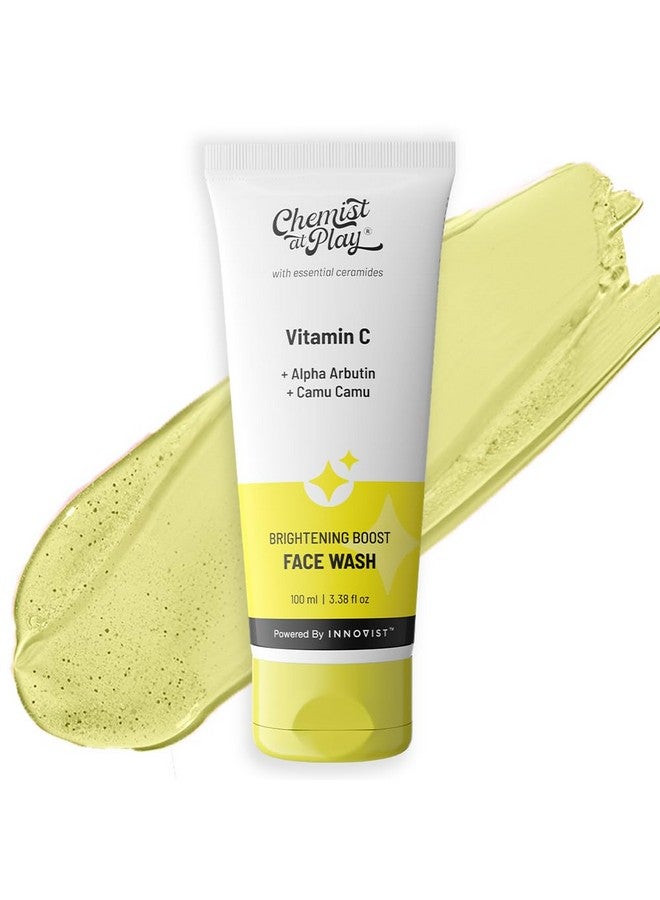 Chemist at Play غسول وجه 30X فيتامين C | ينظف الزيت والأوساخ | يخفف البقع الداكنة | يحسن الإشراق | لجميع أنواع البشرة | للرجال والنساء | نباتي | خالي من SLS والبارابين | 100 مل - Image 1