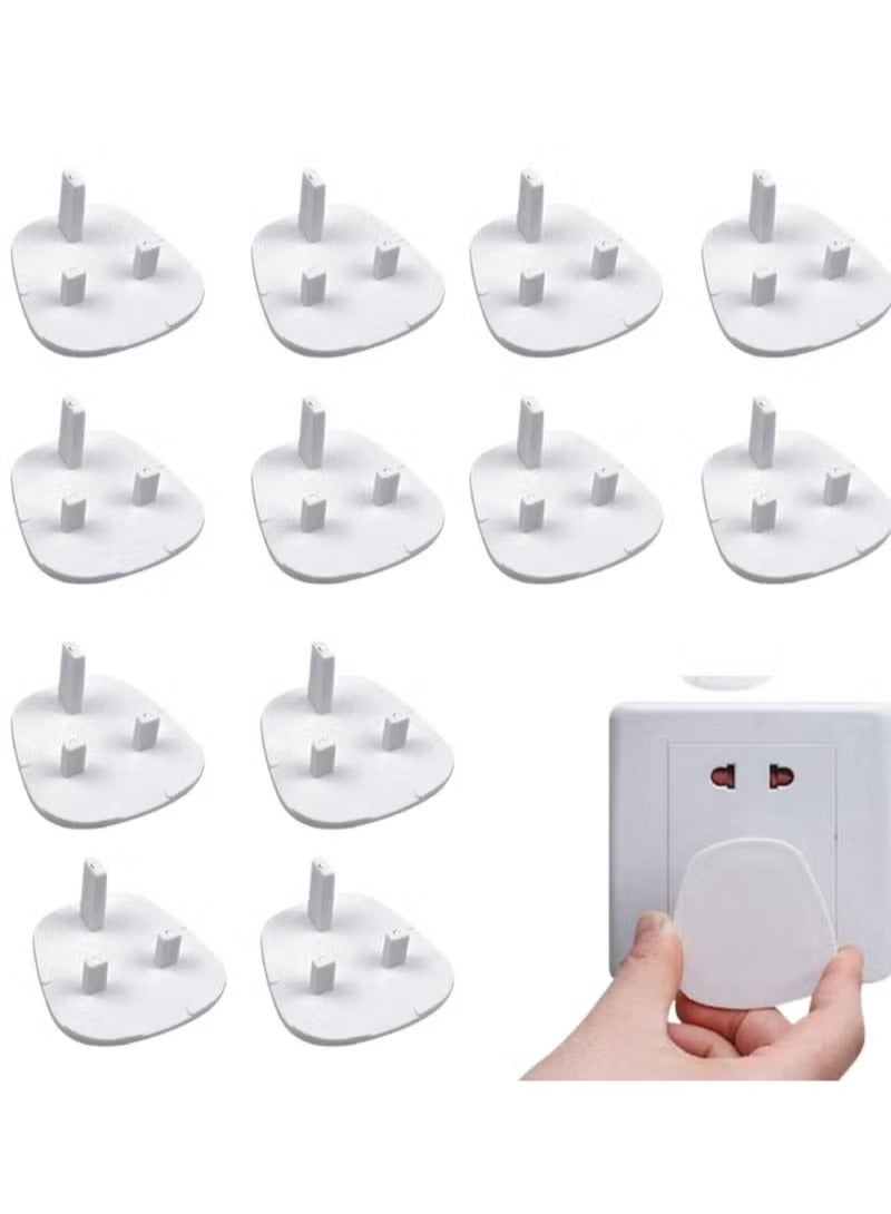 12pcs per Pack Baby Proofing Plug Covers, White Outlet Covers Safety Covers  - Image 1