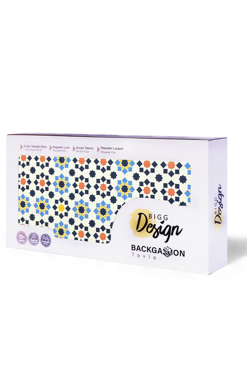 Biggdesign Backgammon Set with Dice and Checkers, MDF Body, Magnetic Lock, Durable Gloss Finish, Scratch-Proof Surface, Board Games for Gift – Made in Turkey - Image 5