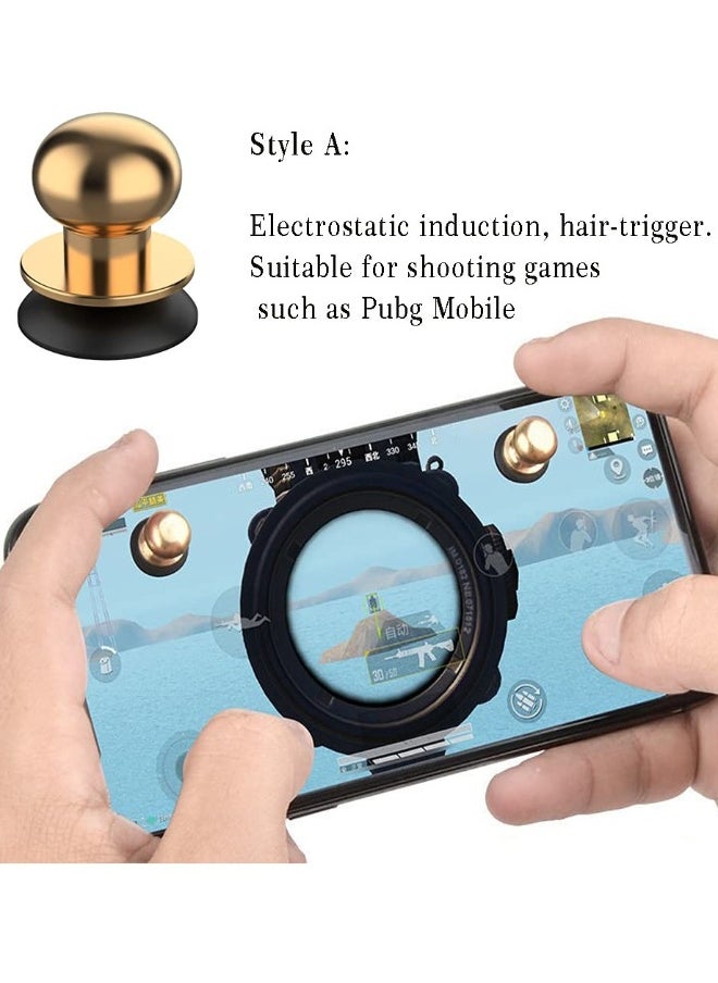 Generic Mobile Game Controller Triggers for PUBG, Fortnite, Call of Duty Mobile - Sensitive Joystick Aim & Shoot Triggers for iPhone/Android Phones & Tablets (1 Pair)  - Image 2