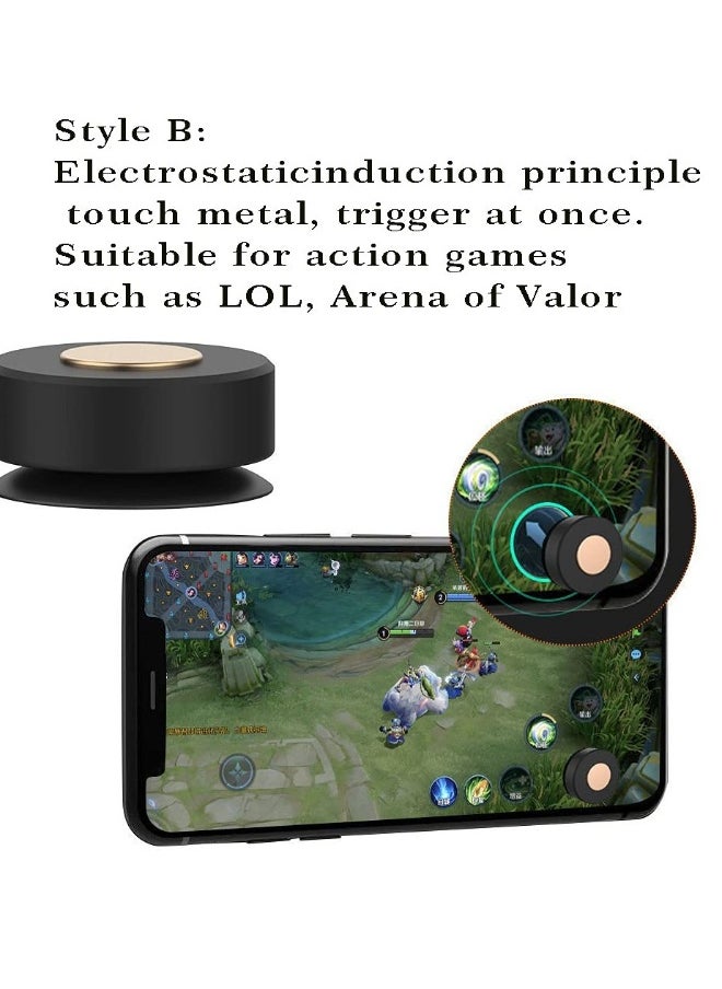 Generic Mobile Game Controller Triggers for PUBG, Fortnite, Call of Duty Mobile - Sensitive Joystick Aim & Shoot Triggers for iPhone/Android Phones & Tablets (1 Pair)  - Image 3