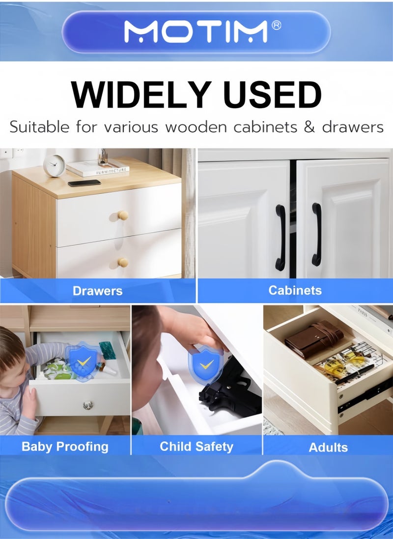 Motim Hidden Smart Cabinet Lock RFID Electronic Keyless Bluetooth DIY Child Safety Lock for Concealment Furniture Liquor Cabinet Locker Pantry Drawer Cupboard  - Image 5