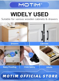 Motim Hidden Smart Cabinet Lock RFID Electronic Keyless Bluetooth DIY Child Safety Lock for Concealment Furniture Liquor Cabinet Locker Pantry Drawer Cupboard  - Image 5
