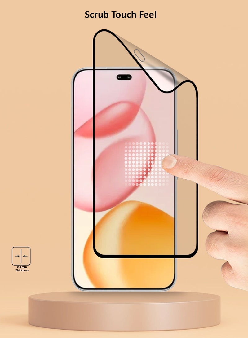 Techie 2 Pack 9D Matte Ceramic Screen Protector Film for Honor 400 Lite / 200 Lite / X8b / X8c – Smooth Feel Anti Fingerprint Bubble Free Easy Installation - Image 3