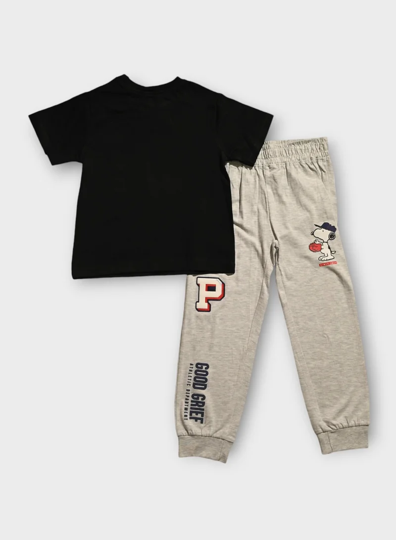Peanuts Peanuts ! Boys Pajama Set ! Short Sleeve Set