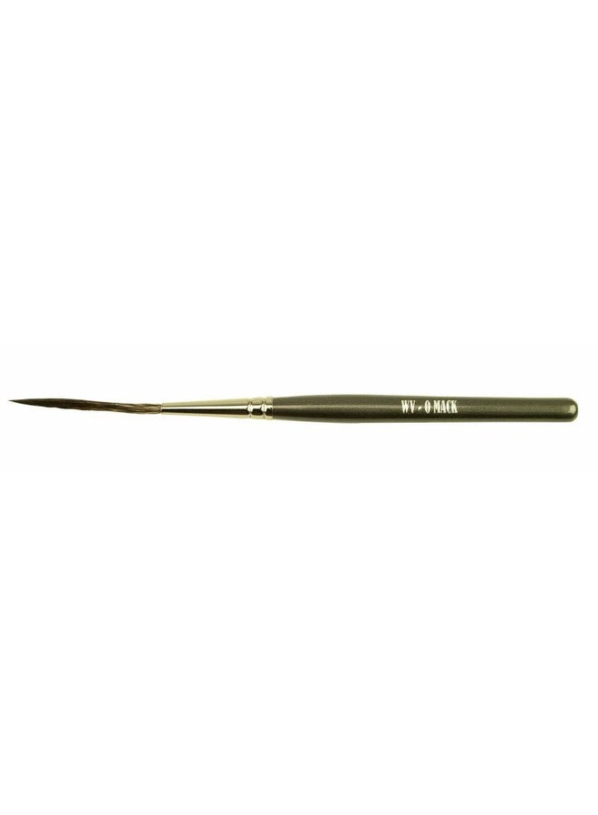 Mack Brush Set of 3 Sizes 0-2 Wizard Vortex Scroll Pinstriper Blue Squirrel Grey Handle Brush - Image 3