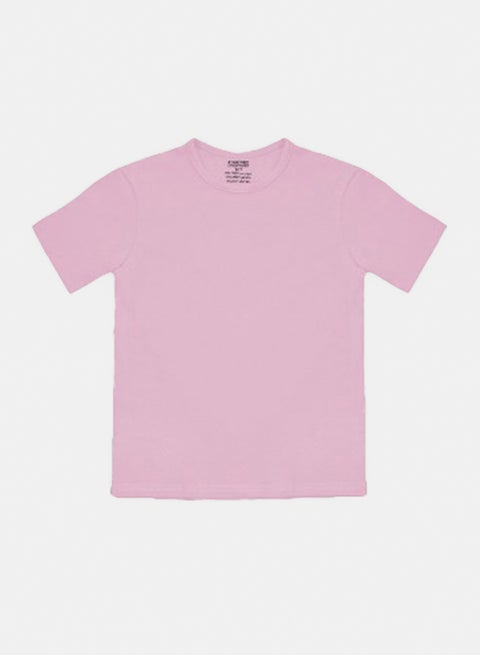 Kids Unisex Half Sleeve Lycra Crew neck