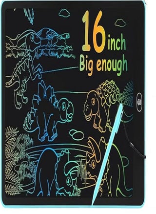 16 Inch LCD Writing Tablet for Kids, Colorful Drawing Board for Kids, Erasable and Reusable Electronic Drawing Board, LCD Drawing Tablet for Toddlers - Blue - pzsku/Z8D7C4F3C3D5EE7E4AD12Z/45/_/1737144822/7fe2ab2d-9348-44d1-857c-e36629609b4d