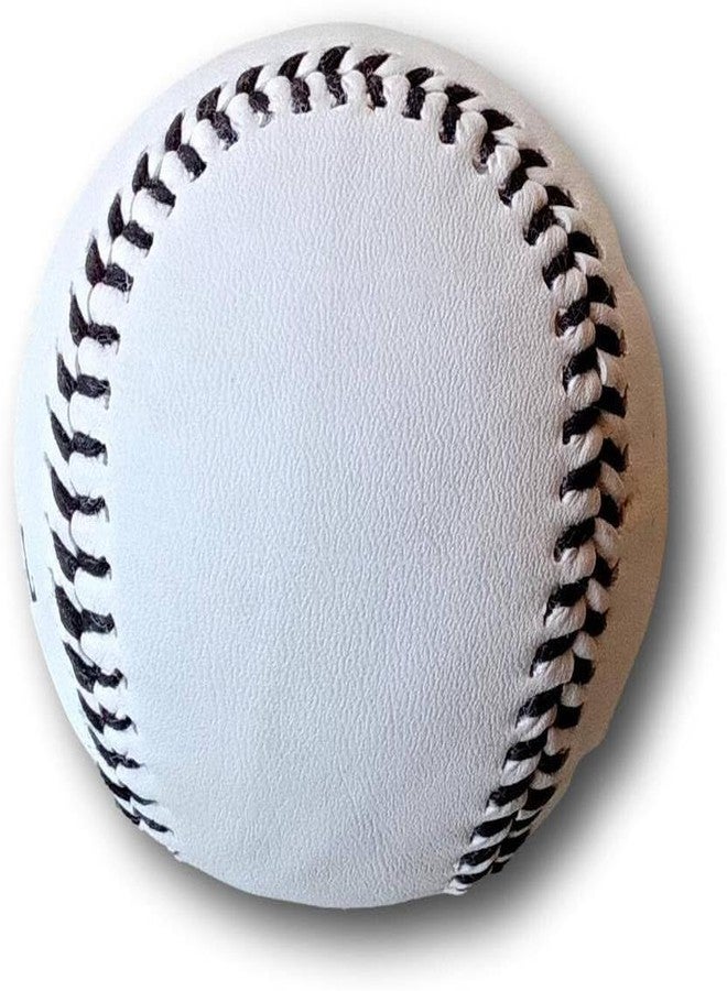 MOVEX Morex Baseball PVC Meteor Competition Grade Baseball, Official 9-Inch | Durable PVC Cover, Solid Core, Red & Black Strong Stitching | Training & Match Practice Ball for All Ages (White & Black) - Image 5